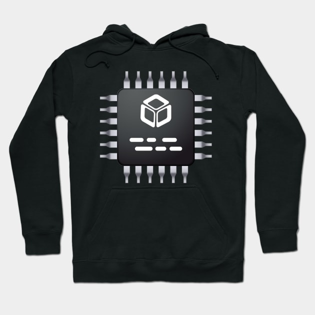 Computer Chip Art for Geeks Hoodie by dcohea